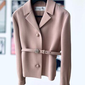 Dior Blazer NWT - Rose Des Vents V08 Cropped Jacket with Dior Belt
